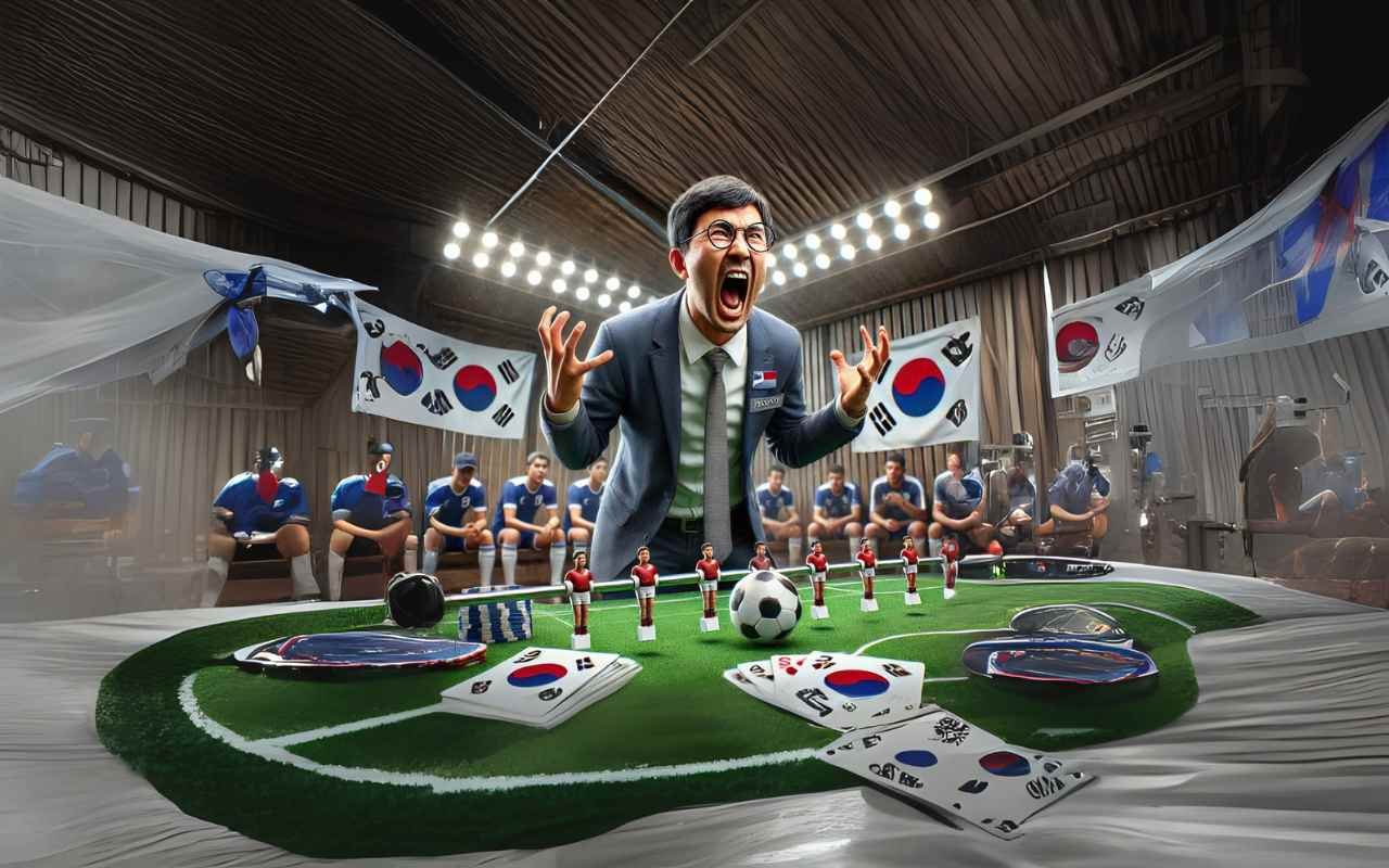 Pemecatan Shin Tae-yong: Dedikasi dan Pertaruhan Judi Bola. Gambar Ilusttasi AI